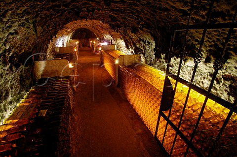 Bottle cellar of Tokaj Oremus winery Tolcsva Hungary  Tokaj