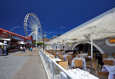 Restaurant and Wheel of Excellence on VA Waterfront Cape Town Western Cape South Africa