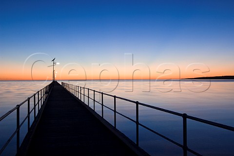 Jetty at dawn Fowlers Bay South Australia
