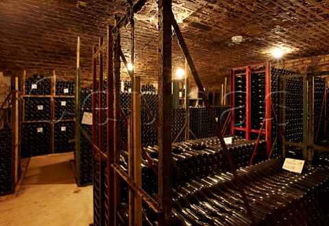Bottle aging cellar of Domaine Bruno Clair  MarsannaylaCte CtedOr France  Marsannay