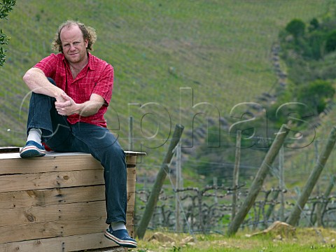 Sven Bruchfeld of Polkura in his Syrah vineyard Marchigue Colchagua Valley Chile