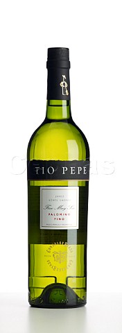 Bottle of Tio Pepe Fino Sherry of Gonzalez Byass