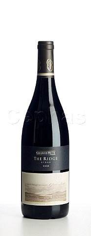 Bottle of 2008 The Ridge Syrah of Graham Beck