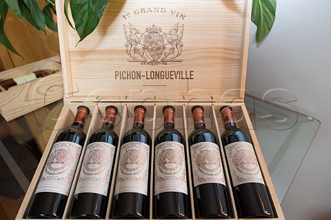 Sixbottle case of Chteau PichonLonguevilleBaron Consecutive vintages 2001 2002 2003 2004 2005 2006  Pauillac France   Bordeaux