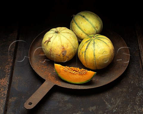 Charentais melons
