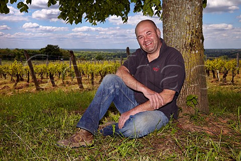 JeanFranois Ganevat in his Les Chalasses vineyard Domaine Ganevat La Combe Rotalier Jura France Ctes du Jura