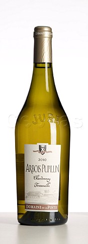 Bottle of 2010 Chardonnay Fonteneille of Domaine de la Pinte Arbois Jura France