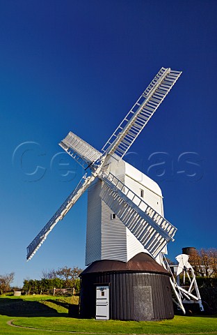 Jill Windmill  one of a pair known as Jack  Jill  on the South Downs at Clayton Near Brighton Sussex England