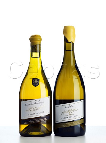 Two bottles of Savagnin from Vignoble Guillaume Cuve des Archevques and Le Paen  Charcenne HauteSane France