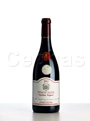 Bottle of 2011 Pinot Noir Vieilles Vignes from Vignoble Guillaume Charcenne HauteSane France  IGP  Vin de Pays de FrancheComt