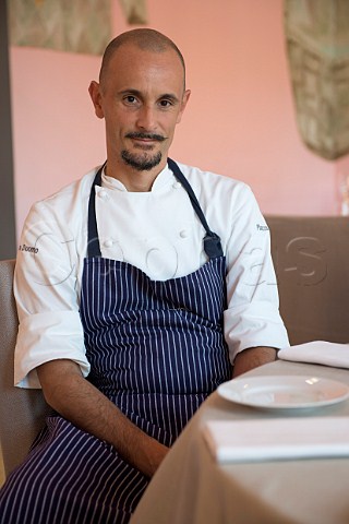 Enrico Crippa chef of Piazza Duomo a Michelin 3star restaurant Alba Piedmont Italy