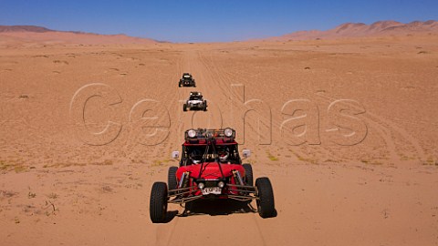 Baja 1000 race cars from The Gentleman Driver company in the Atacama Desert Chile