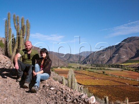Steffan Jorgensen and Pamela Nunez of Elqui Wines Elqui Valley Chile