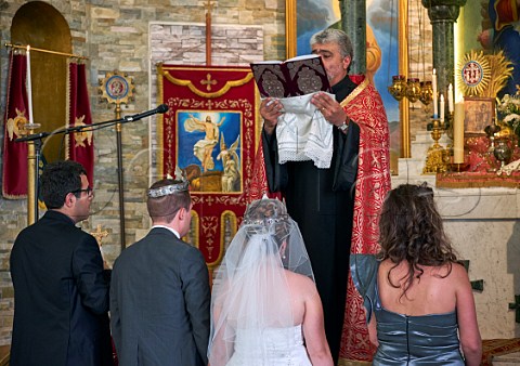 Wedding in the Armenian Church at Alfortville Paris France