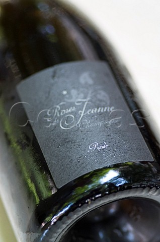 Bottle of Roses de Jeanne Presle 100 Pinot Noir of Cdric Bouchard CellessurOurce Aube France  Ctes des Bars