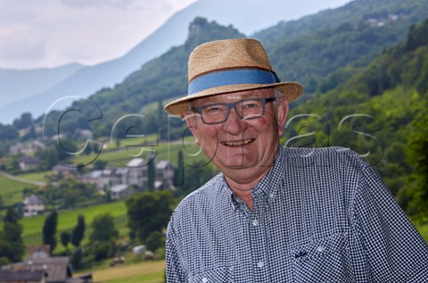 Michel Grisard at his home in Frterive Formerly of Domaine Prieur StChristophe he is the current president of the Centre dAmplographie Alpine Pierre Galet Savoie France