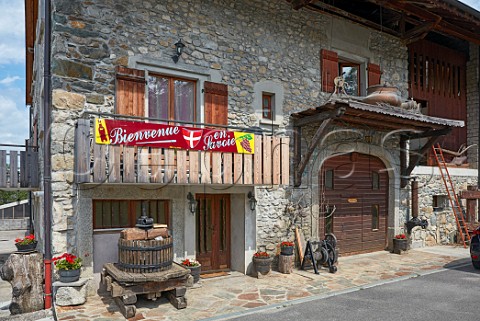 Winery of Domaine Delalex Marin HauteSavoie France