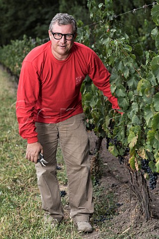Hans VindingDiers in Malbec vineyard of Bodega Noemia  Rio Negro Patagonia Argentina