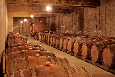 Barrel cellar in the winery of Dominio do Bibei Manzaneda Galicia Spain Ribeira Sacra  subzone QuirogaBibei