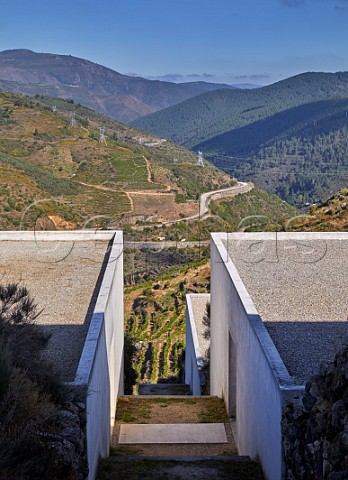 The gravityfed winery of Dominio do Bibei Manzaneda Galicia Spain Ribeira Sacra  subzone QuirogaBibei