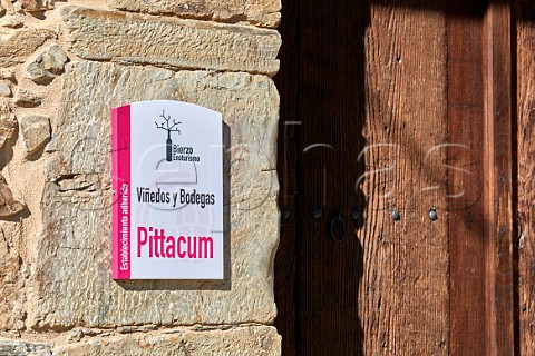 Bodegas of Pittacum in village of Arganza Castilla y Len Spain  Bierzo