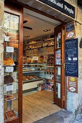 Artisanal food shop in Santillana del Mar Cantabria Spain