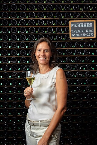 Camilla Lunelli of Ferrari Winery Ravina near Trento Italy  Trento DOC