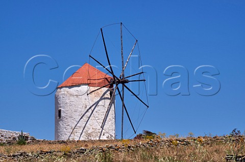 Windmill near Kambos Tinos Greece