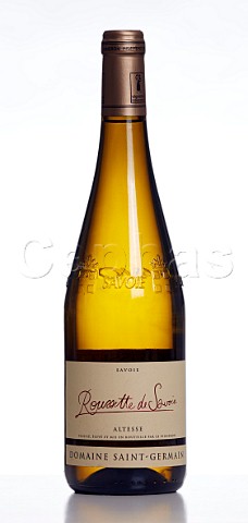 Roussette de Savoie of Domaine SaintGermain in embossed bottle  Savoie France