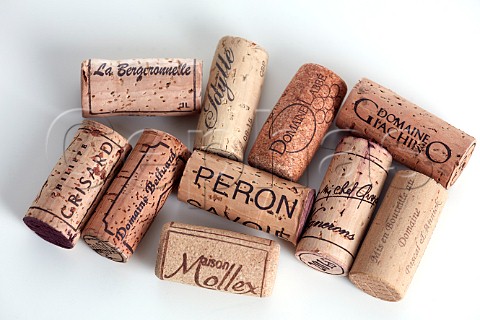 Various Savoie wine corks
