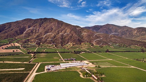 Montes winery and Fuegos de Apalta restaurant in their vineyards  Apalta Colchagua Valley Chile