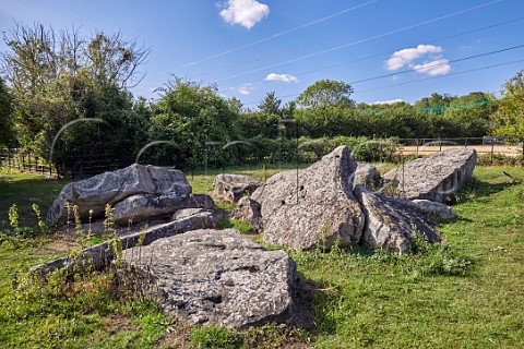 Little Kits Coty stones  the ruins of a neolithic burial chamber  Aylesford Kent England