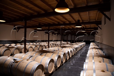 Barrel cellar of Chteau Arnauld Arcins Gironde France Mdoc  Bordeaux