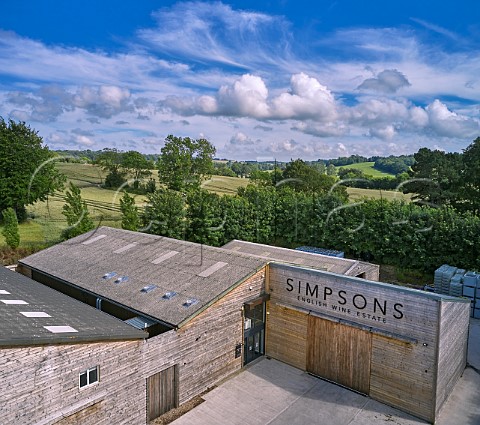 Winery buildings of Simpsons Wine Estate Barham Kent England