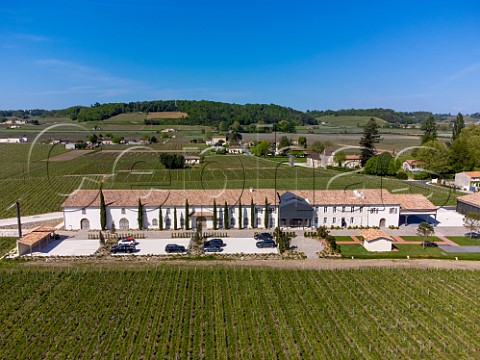 Chteau Fleur de Lisse and its vineyard Saint Etienne de Lisse Gironde France  Stmilion  Bordeaux