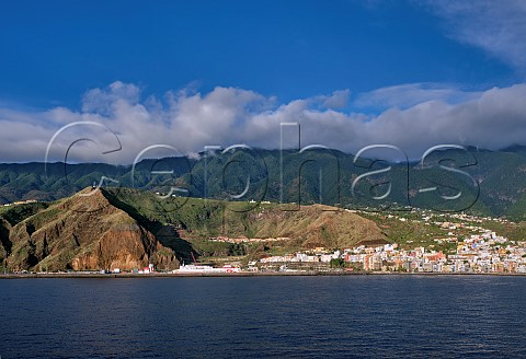 Santa Cruz de La Palma viewed from the sea La Palma Canary Islands Spain