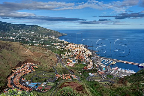 View from Mirador de La Concepcin above Santa Cruz de La Palma La Palma Canary Islands Spain