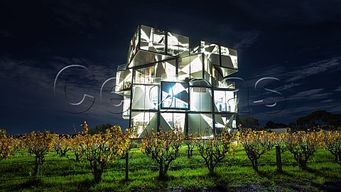 The dArenberg Cube at night  McLaren Vale South Australia