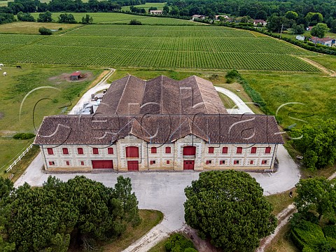 Chai and vineyards of Chteau Laujac Bgadan Gironde France HautMdoc  Bordeaux