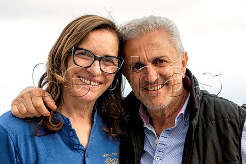 Marisa Cuomo and her husband Andrea Ferraioli Furore Costa dAmalfi Campania Italy