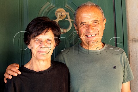 Aurelia Fabrizio and her husband Ercole Zarella Rocca del Principe Lapio Campania Italy