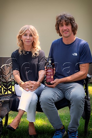Bruna Giacosa and her winemaker Giuseppe Tartaglino Bruno Giascosa Barbaresco Piedmont Italy